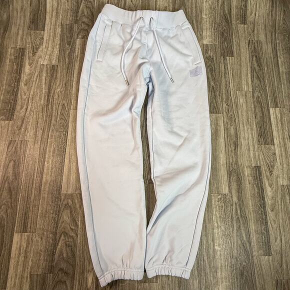 NWT Jordan Flight Womens Small Joggers Sweatpants Light Grey Jumpman Logo - Picture 1 of 10